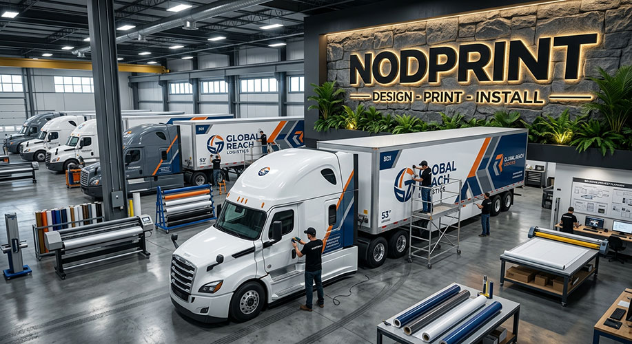 Corporate fleet full wrap