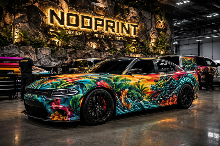 Full vehicle wrap example